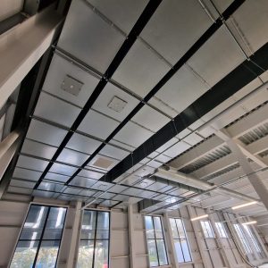 Ductwork in a Large Empty Commercial Building